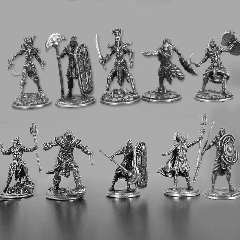 Retro Gaming Gif - Múmia guerreiro faraó guardas mini escultura