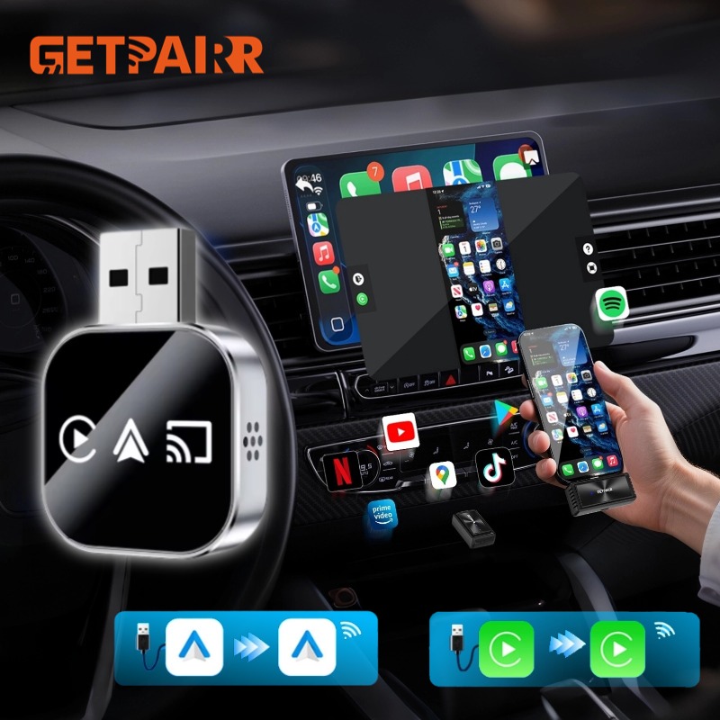 Controller Adapter Usb - Getpairr sem fio carplay & android