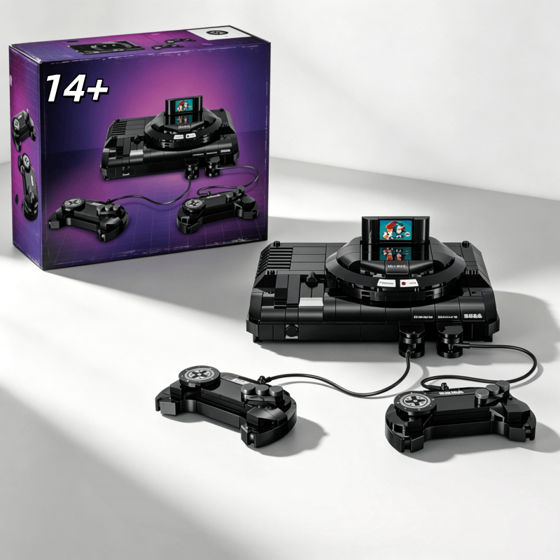 Retro Gaming Lego - Console de Jogos Retrô Modelo Brick