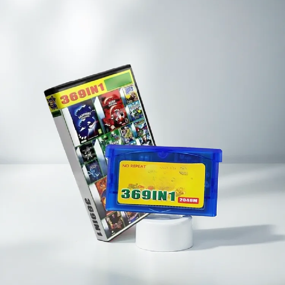 Retro Gaming Gif - Cartucho de Jogo GBA 369 em