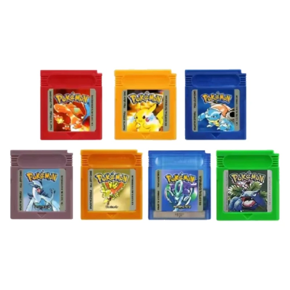 Retro Gaming Gif - Conjunto de cartuchos de jogo GBC
