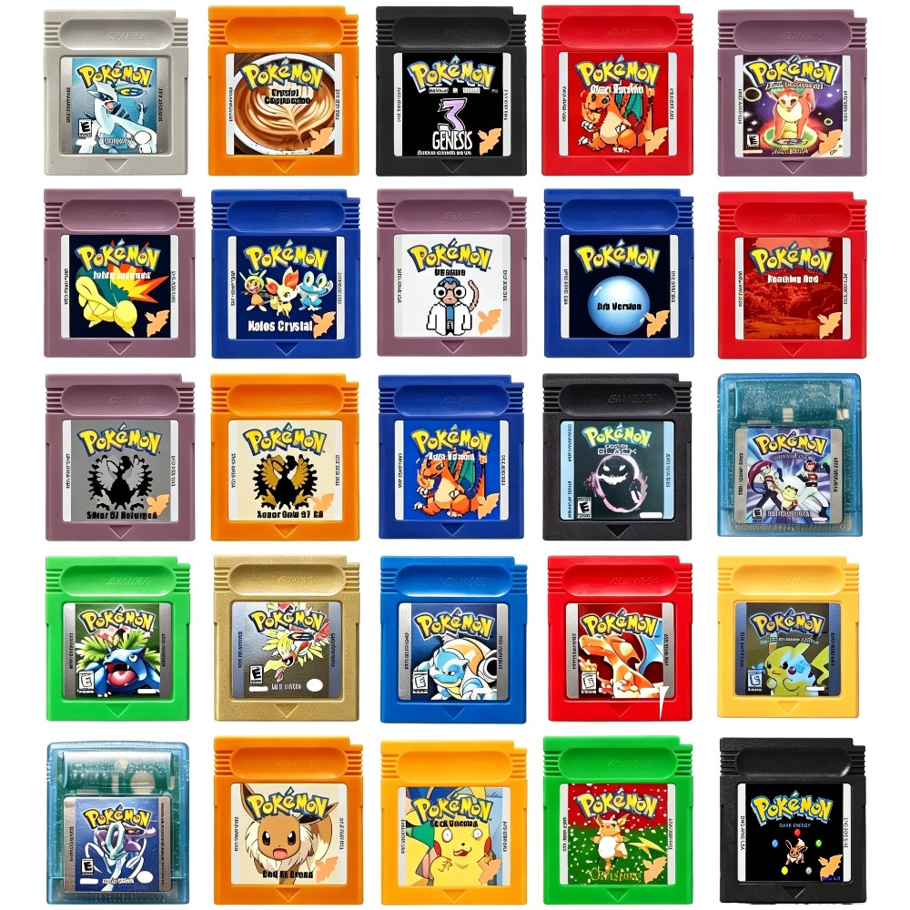 Retro Gaming Gif - Cartucho de Jogo Pokémon para Color