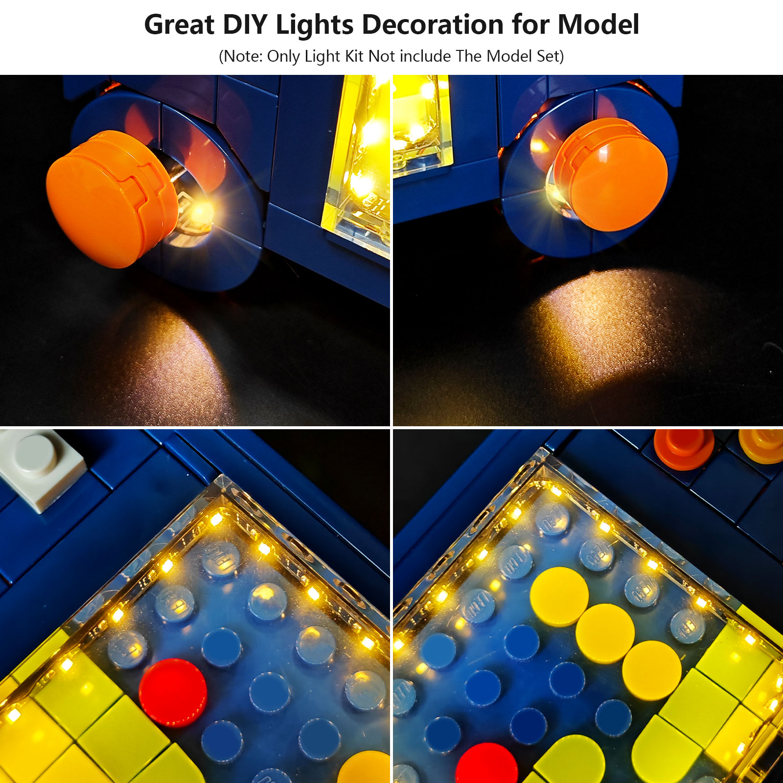 Retro Gaming Lego - Kit de iluminação LED BRIXSPARK para