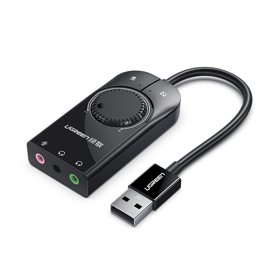 Controller Adapter Usb - Placa de som USB UGREEN Placa