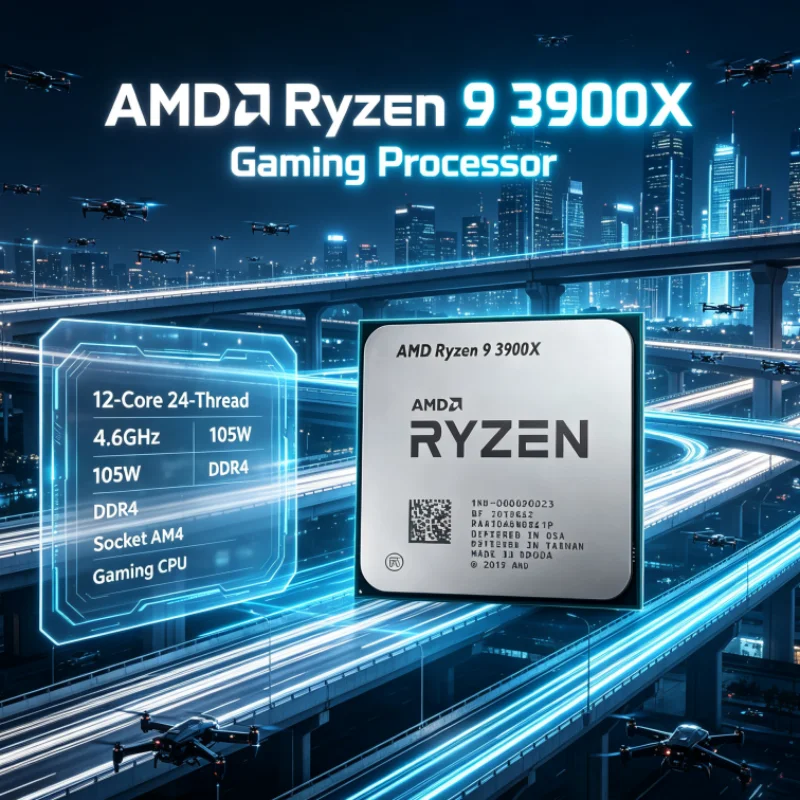 Processador AMD Ryzen 9 3900X  - Amd Cpu Ryzen 9 avaliação e preço