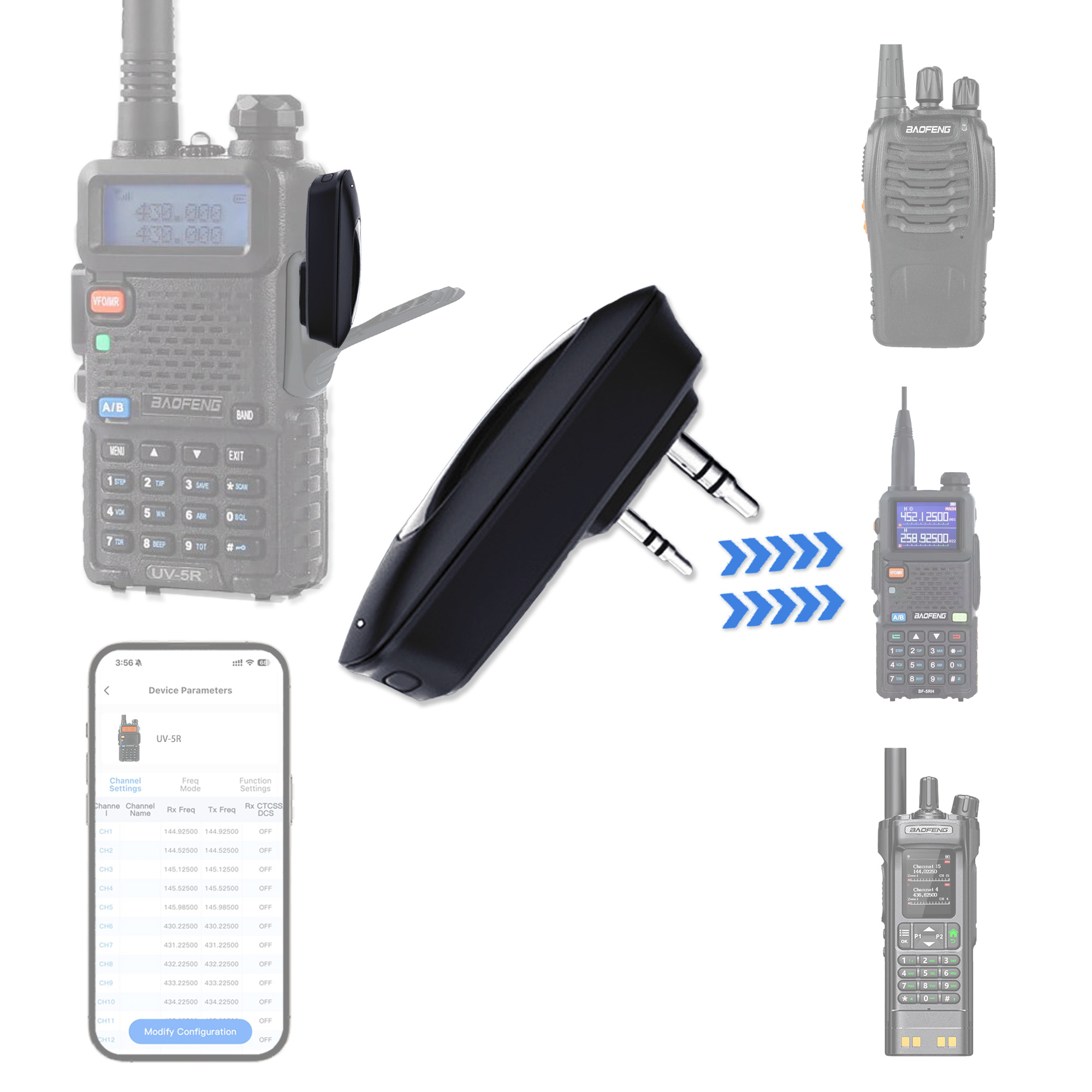 Programador de Walkie Talkie B - Controller Adapter Usb avaliação e preço