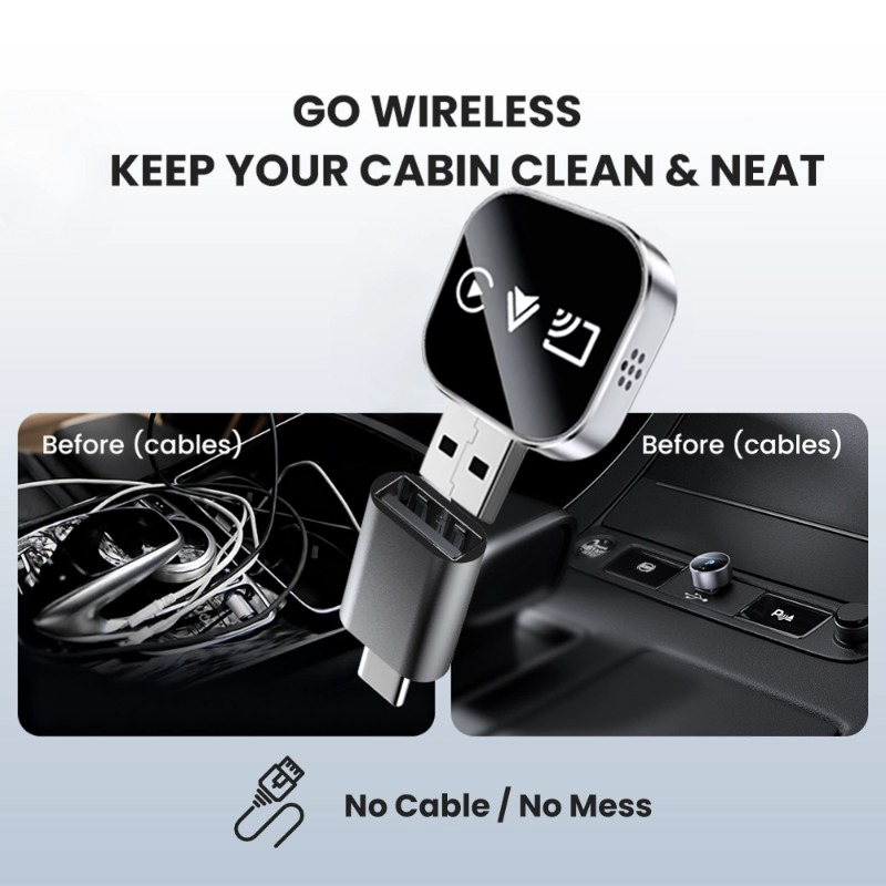 Getpairr sem fio carplay & and - Controller Adapter Usb avaliação e preço
