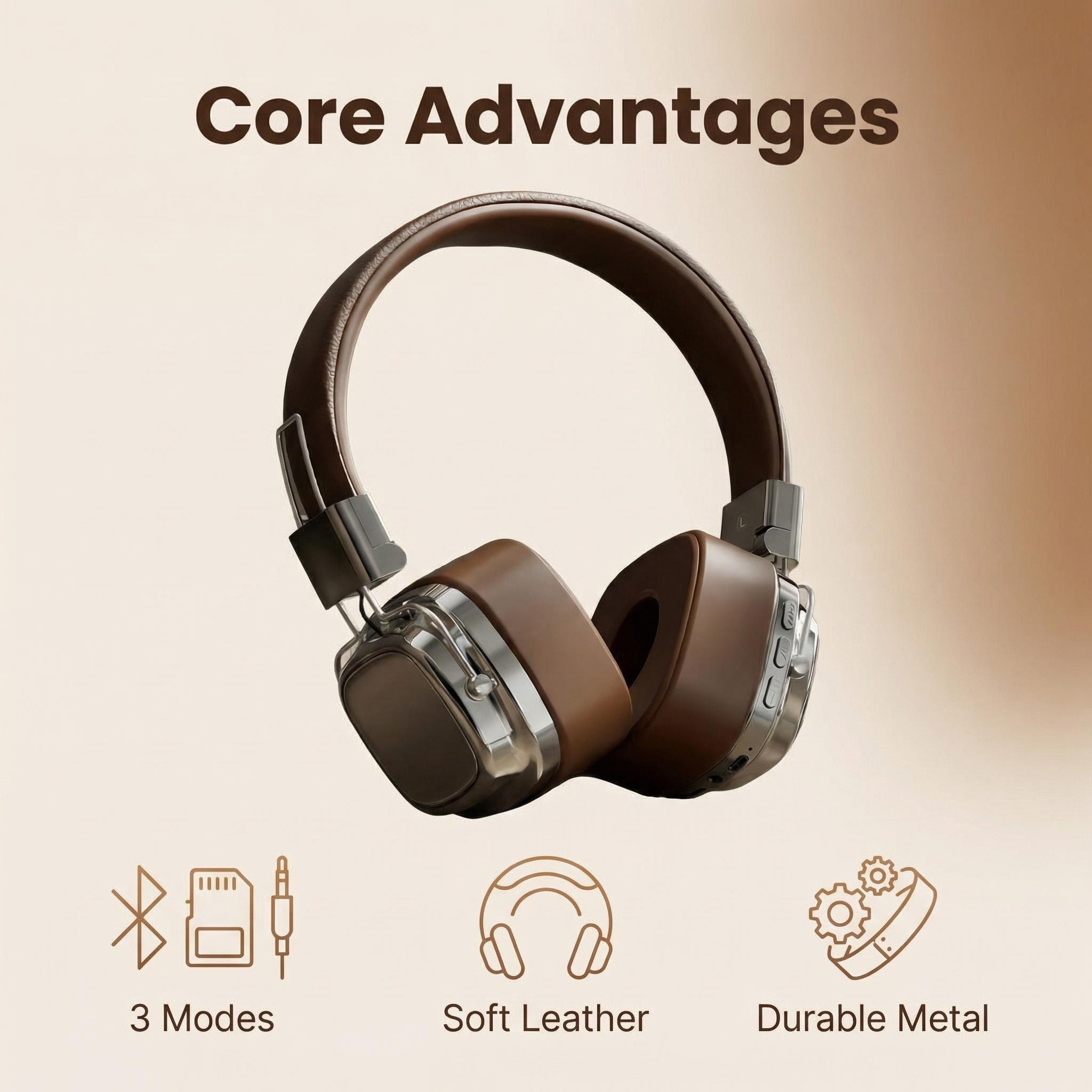Fones de Ouvido Retro de Couro - Retro Gaming Phone avaliação e preço