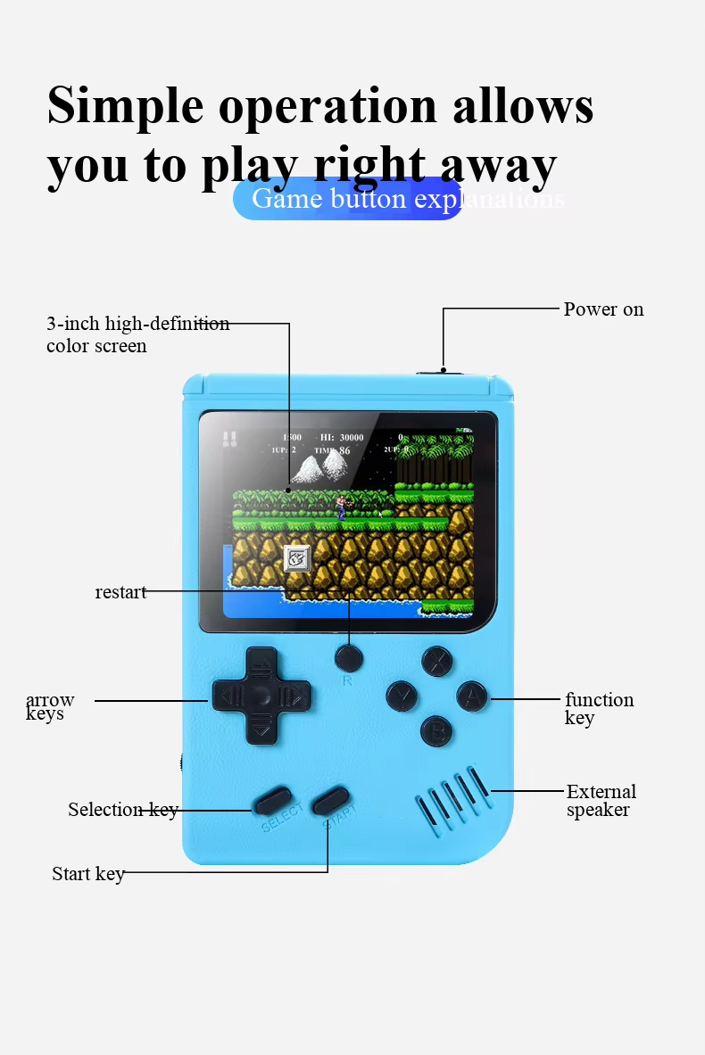 Console de jogos portátil retr - Retro Gaming Portable avaliação e preço