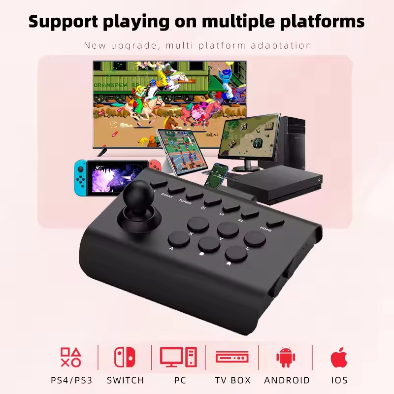 Arcade gamepad controlador blu - Retro Gaming Phone avaliação e preço