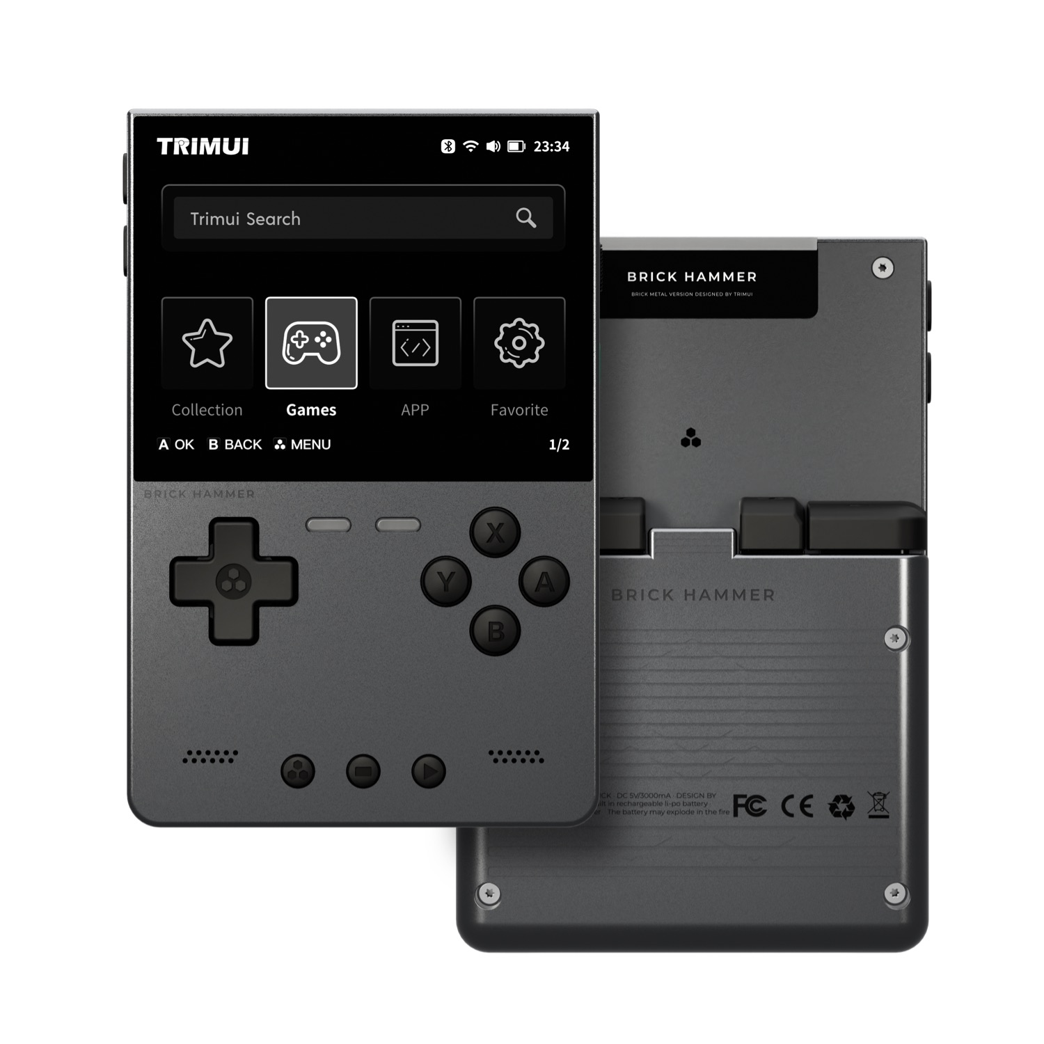 Trimui tijolo martelo retro ha - Retro Gaming Phone avaliação e preço