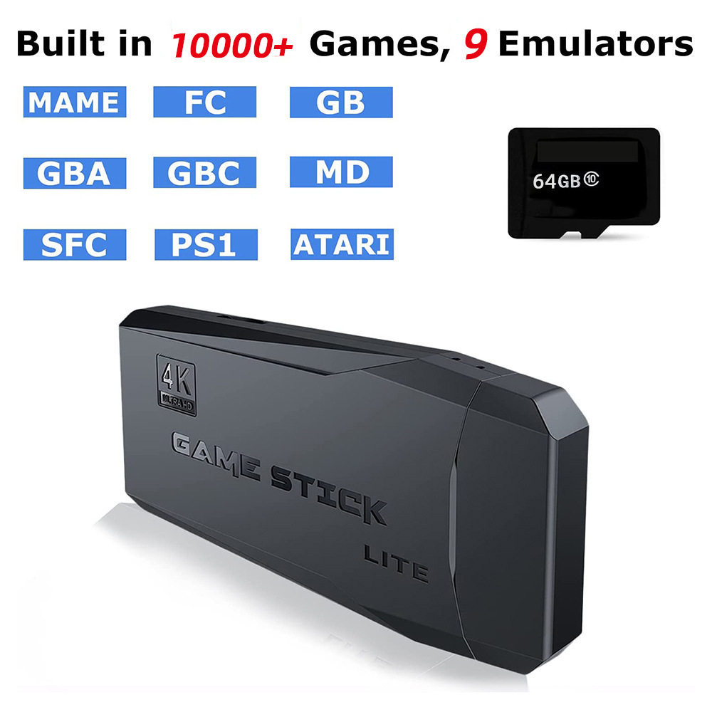 Console de Jogos M8 TV Stick 1 - Retro Gaming Gif avaliação e preço