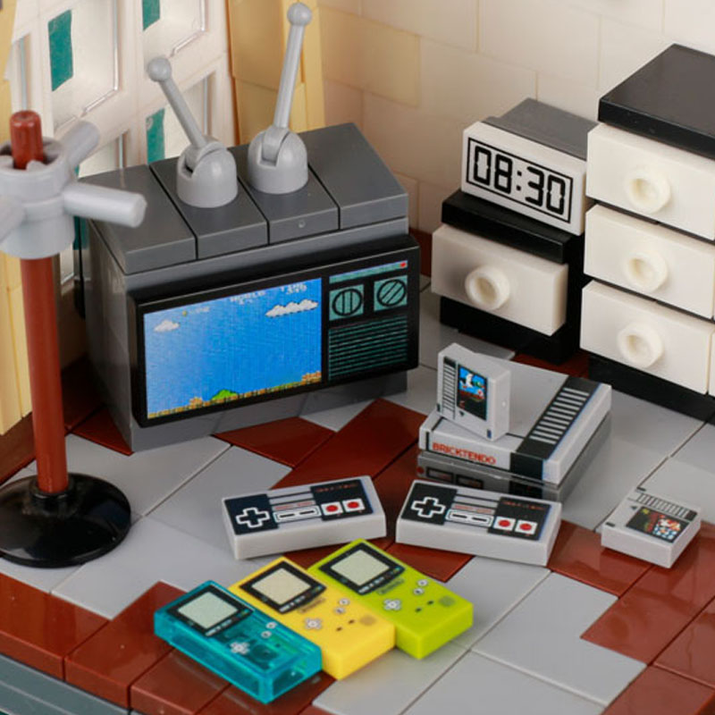 Moc console de jogos modelo de - Retro Gaming Lego avaliação e preço