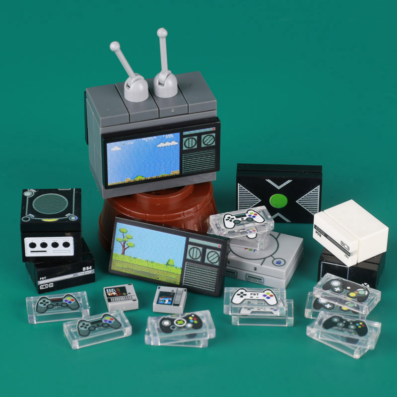 Moc console de jogos modelo de - Retro Gaming Lego avaliação e preço