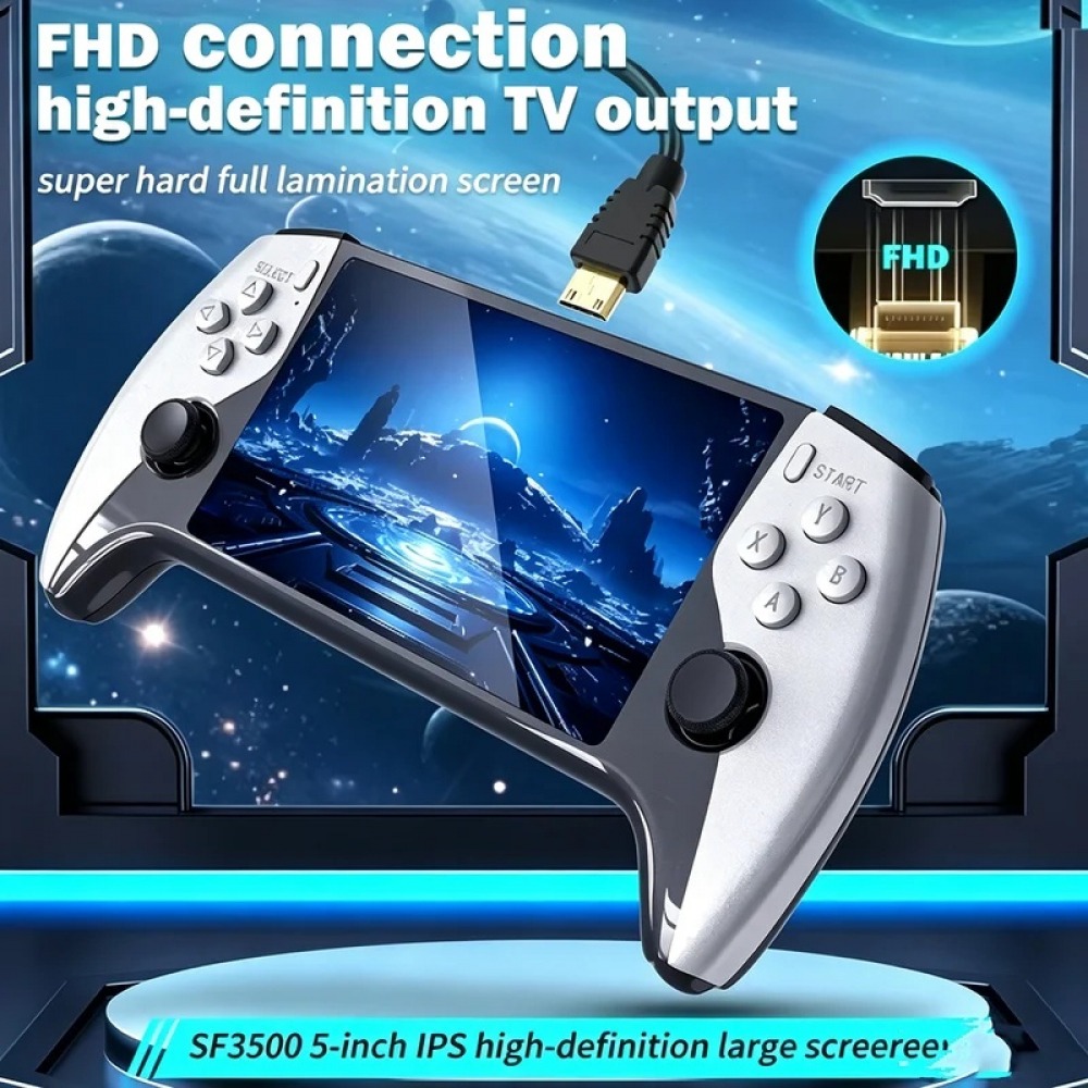 Console de jogos portátil SF35 - Retro Gaming Gif avaliação e preço
